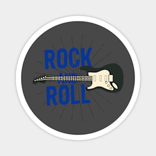 Rock N Roll Music T-Shirt Magnet